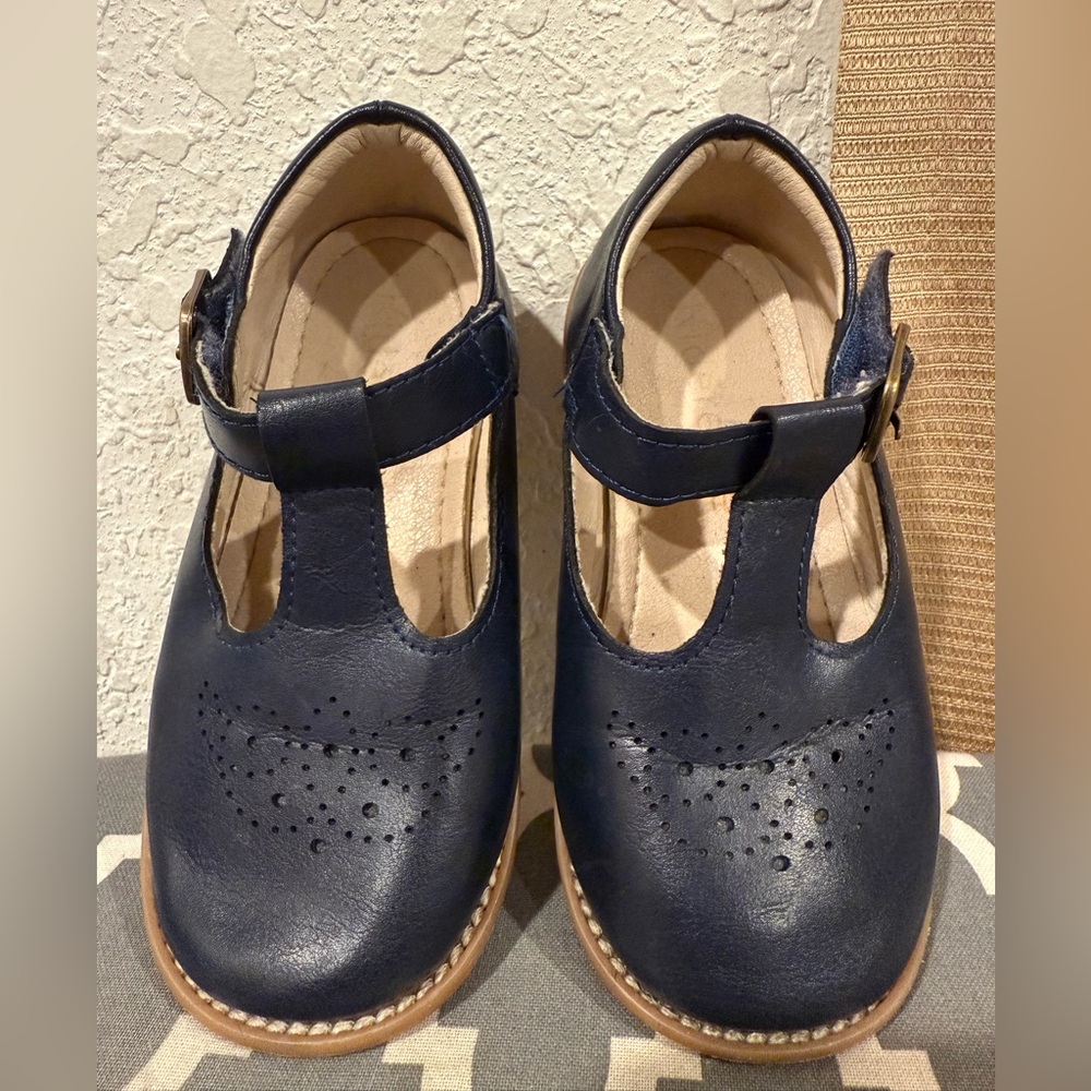 Kiderence‎ navy Mary Jane shoes Easter Church Wedding event 8